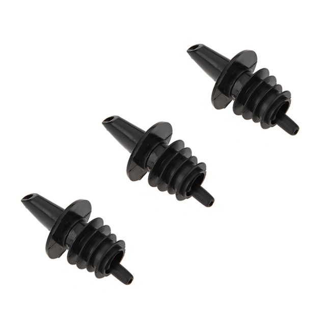 15Pcs Plastic FreeFlow Liquor Spirit Bottle Pourer Bar Wine Cocktail Drinks