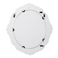 thumbnail image 6 of Sintosin 24" Vintage White Round Mirror - Distressed Farmhouse Wall Decor for Bathroom, Bedroom & Entryway, 6 of 8