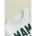 thumbnail image 3 of ZAXARRA Baby Boy Romper, Long Sleeve Crew Neck Letters Print Fall Bodysuit Clothes for Casual Daily, 3 of 7