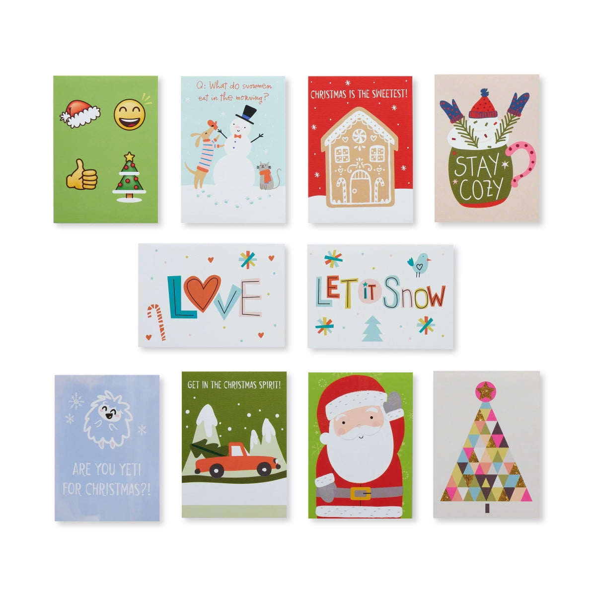 american-greetings-christmas-lunch-box-mini-notes-holiday-cheer-40-count-walmart-com