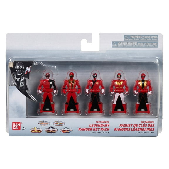 Bandai - Power Rangers Red Rangers Key Set