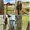 thumbnail image 5 of Heavy-Duty Instant Locking Gate Latch | One-Hand Farm & Ranch Gate Latch with Automatic Spring Lock, Rust-Resistant Steel for Outdoor Fence & Backyard Gates,7.87inch,1PC., 5 of 7