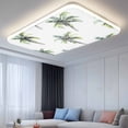 thumbnail image 2 of Green Palm Trees Magnetic Fluorescent Light Covers for Ceiling Lights 2 x 4 Feet, Summer Botanical Modern Art Office Classroom Kitchen Drop Ceiling Light Covers Lighting Filters Shade Panel 2 Packs, 2 of 9