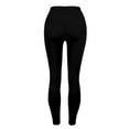 thumbnail image 6 of Women's Soft High Waisted Yoga Pants Full-Length Leggings Tummy Control Workout Leggings Sweatpants Athletic Lounge Yoga Pants (Black, M), 6 of 6