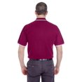 thumbnail image 2 of UltraClub Men's Short-Sleeve Whisper Piqué&nbsp;Polo with Tipped Collar and Cuffs, 2 of 3