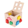 thumbnail image 4 of Juguete Geométrico, Juego De Juguetes De Bloques Geométricos Bloques De Construcción De Madera, Para El Cultivo De Bebés Capacidad De Observación Del Bebé Para La Educación EOTVIA No, 4 of 7