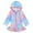 Sky Blue, variant on Ruyang Toddler Girls Swimsuit Cover Ups Long Sleeve Zip Up Ruffle Hooded Beach Bathing Suit Summer Swimwear Pool Robe