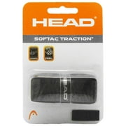 HEAD SofTac Traction Tennis Racket Replacement Grip - Tacky Racquet Handle Grip Tape - Black