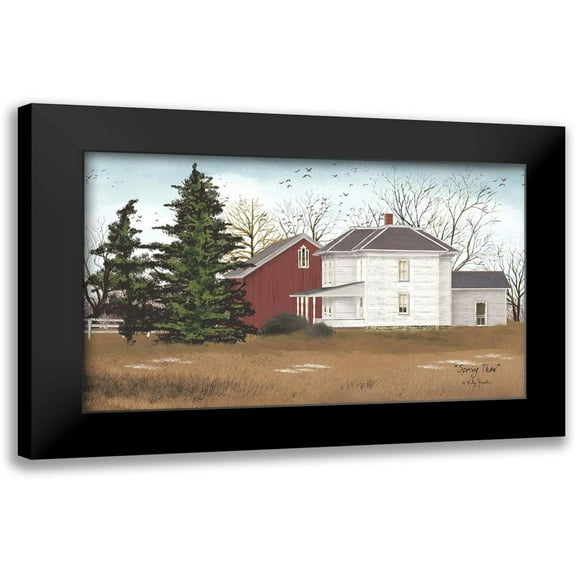 Jacobs, Billy 14x10 Black Modern Framed Museum Art Print Titled - Spring Thaw