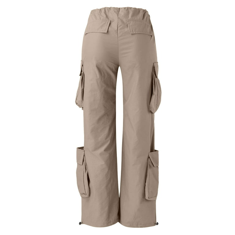 Genuine Leather Pants Women High Waist Drawstring Pants 2023 Real Sheepskin  Cargo Pants Korean Style Nine-point Trousers Women - AliExpress