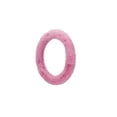 thumbnail image 2 of Emerald Universal 14.6"-15.4" Plush Steering Wheel Cover, Soft Faux Fur - Pink, 2 of 7