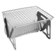 thumbnail image 2 of Estufa de leña portátil para acampar con soporte para ollas, parrilla plegable de acero inoxidable para mochileros, senderismo y picnics., 2 of 6