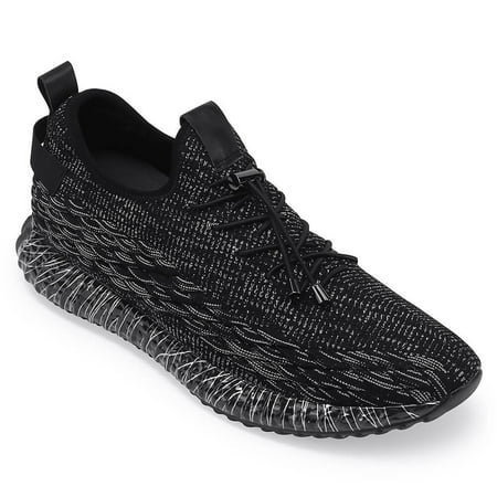 

CMR Chamaripa Mens Casual Elevator Sneakers Lace-up Height Increasing Athletic Shoes 2.76 Inches