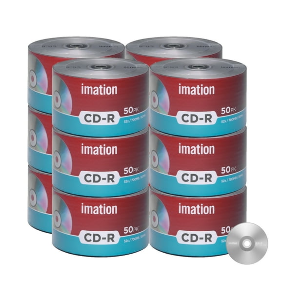 600 Pack Imation CD-R 52X 700MB/80Min Branded Logo Blank Media Recordable Data Disc