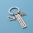 thumbnail image 3 of Funny Nurse RN Gift Nurse Appreciation Keychain Nurses Day Gift Doctor Nursing Jewelry Not All Superheroes Wear Capes Some Wear Scrubs Nurse Life Keychain, 3 of 7