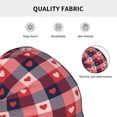 thumbnail image 4 of KLL Heart Plaid Winter Fall Beanie Knit Hats for Men & Women - Warm & Soft Stylish Toboggan Caps for Cold Weather, 4 of 6