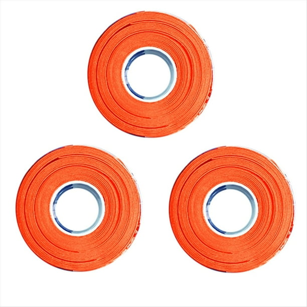 Raqueta de Bádminton 7C de Goma , Suave y Que Absorbe los Golpes, Buena Elasticidad, No Se Deforma Fácilmente Cuando Se Estira, Naranja