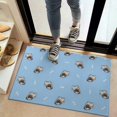 thumbnail image 2 of Cartoon Pug Dog Door Rugs,Washable Non Slip Door Mats Indoor,Decorative Door Mats,Entry Mat Indoor for Entrance,Bedroom,Kitchen,Bathroom,20"x32", 2 of 6