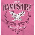 thumbnail image 2 of Cute New Hampshire Floral Eagle Women's Plus Size Graphic Tee Brisco Brands 2X, 2 of 5