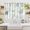 Sage Green, variant on Blue Eucalyptus Leaves Window Curtains Panels with Silver Grommet, Weeping Spring Botanical Summer Kitchen Cafe Curtain Draperies Window Treatment Set for Living Room/Bedroom/Laundry/Bathroom, 55x39