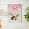 thumbnail image 2 of Every Fart is Love Note Corgi Guilty Face Happy Valentine's Vertical Matte Canvas Poster Welsh Corgi Dog Lover Gifts Idea Wall Art Home Decor - 01016, 2 of 5