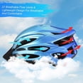 thumbnail image 1 of Breathable Cycle Helmet with Rear Light Sun Visor Women Men Lightweight Safety Helmet Bike Helmet for Mountain Bicycle Road Bike, 1 of 5