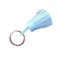 thumbnail image 1 of tredstone Keychain Decorative Keyring Leather Pendant Tassel Handmade Handicraft Key Chain Hanging Decoration Holder Purse Wallet Light Blue, 1 of 6
