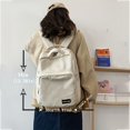 thumbnail image 2 of Vintage-Inspired Canvas Backpack: Perfect for School, Travel, and Everyday Use!, 2 of 5
