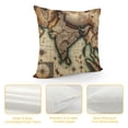 thumbnail image 4 of YANMS Throw Pillow Covers Vintage Map India and Southeast Asia Map India Old Vintage Thailand Antique Asia Indonesia for Couch Living Room, 4 of 5