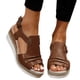 thumbnail image 4 of WILLBEST Sandalias De Playa Para Mujer, Sandalias Con Tira Trasera Y Punta Abierta Para Mujer, Zapatos Bohemios Para Vacaciones, Sandalias De Cuña, 4 of 9