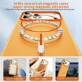 thumbnail image 3 of Magnetic Case For IPhone 17 Pro Max (6.9"),Compatible With MagSafe,Heavy-Duty Shockproof, Electroplated Dual Color Magnetic Phone Cover,Orange,For iPhone 17 Pro Max, 3 of 9
