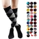 thumbnail image 1 of Calcetines de compresión graduados para mujer 15-20 20-30 mmHg Medias atléticas de enfermera para correr Ormromra, 1 of 8