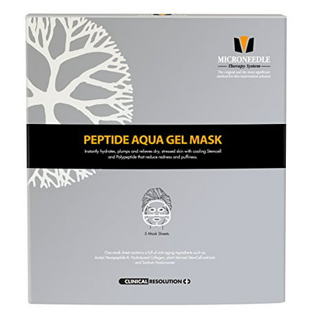 Peptide Aqua Gel Face Mask Reduce Redness Calms and Soothes Stressed Skin - 5 (Best Way To Reduce Redness On Face)