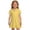Yellow, variant on Girls Short Sleeve Polos Dress with Pockets Back to School Uniform Summer Casual Flowy Dresses
