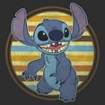 thumbnail image 2 of Men's Lilo & Stitch Retro Striped Circle Stitch Graphic T-Shirt, 2 of 5