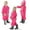 Hot pink, variant on ZZwxWA Toddler Clothes Kids Rain Suit Girls Boys One Piece Raincoat Waterproof Coverall Lightweight Rainwear Rain Jacket 1-10 Years