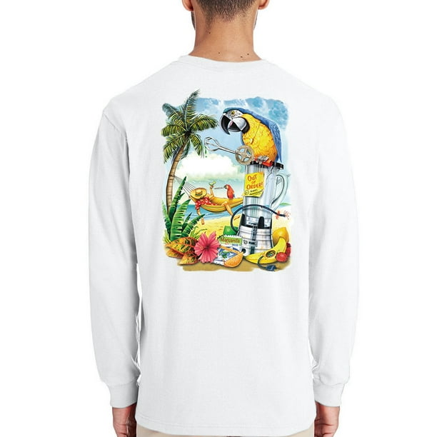 jimmy buffett parrot shirt