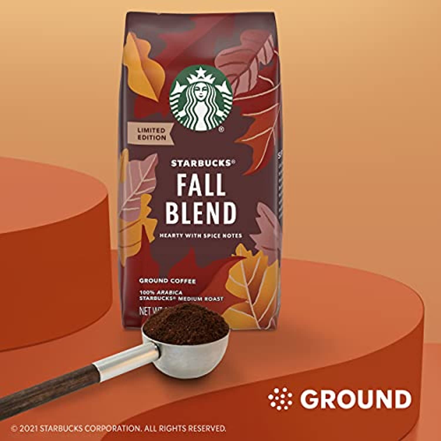 Starbucks Ground Coffee — Medium Roast Coffee — Fall Blend — 100