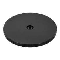 1Pack Acrylic Lazy Susan Turntable, 7" Spinner Lazy Susan Turntable Organizer, Acrylic Ball Bearing Rotating Tray for Pantry Spice Rack Decorating, Black