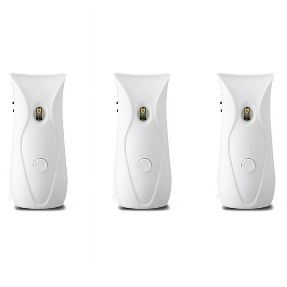 3X Automatic Air Freshener Dispenser Bathroom Timed Air Freshener Wall Mounted, Automatic Scent Dispenser for Home