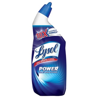 Lysol 88830PK Power & Free Toilet Bowl Cleaner Cool Spring Breeze 24 oz Bottle 2/Pk