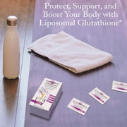LivOn Laboratories Lypo-Spheric Liposomal Glutathione Supplement, 450 mg, Unflavored, 30 Packets