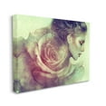 thumbnail image 3 of Stupell Detailed Woman Portrait Layered Pink Rose Blossom Canvas Wall Art, 20 x 16, Design by Anna Dittman, 3 of 5