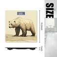 thumbnail image 2 of High Precision Body Weight Scale Smart Bathroom Scales with Large LCD Display(400lbs),Decorative for Bedroom-Vintage Style Wild Animal Bear Hand Drawing Artistic, 2 of 4
