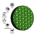 thumbnail image 4 of Susaid Happy St. Patrick's Day Print Tire Covers,Waterproof Anti-UV Snow Sun Rain Tire Covers for RV,Truck, SUV, Trailer, Camper-15 inch, 4 of 6