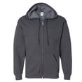 thumbnail image 4 of Gildan Heavy Blend Adult Full Zip Hooded Sweatshirt Top, 4 of 10