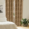 thumbnail image 3 of Ambesonne Leopard Print 4-Panel Curtains, Panthera Specie Skin, 56"x63", Sand Brown Pale Caramel, 3 of 4