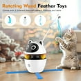 thumbnail image 4 of Cornmi Indoor Automatic Cat Toy Interactive, New Arrival 3 in 1 Cat Interactive Laser Feather Toy, 4 of 8