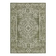 thumbnail image 4 of Unique Loom Outdoor Traditional Collection Area Rug - Timeworn (4' 1" x 6' 1" Rectangle Green/Ivory), 4 of 7