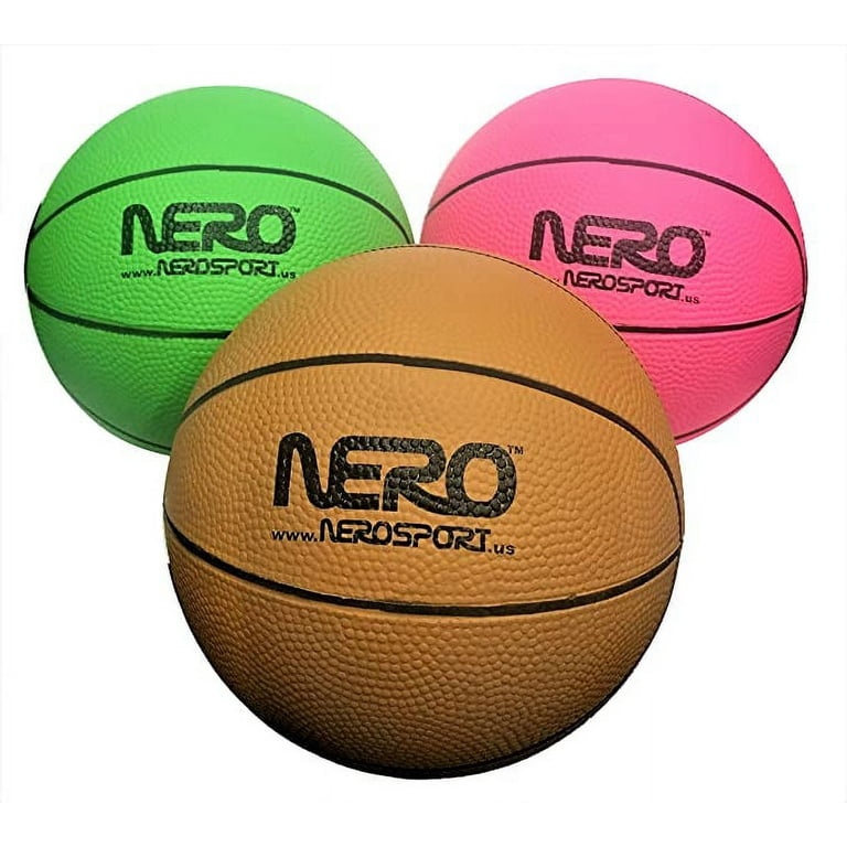 NERO SPORTS High Bounce Rubber Mini Basketball for Kids - Walmart.com
